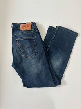 Levi's 541 athletic fit Dark Blue Denim Jeans 27W27L 14REG